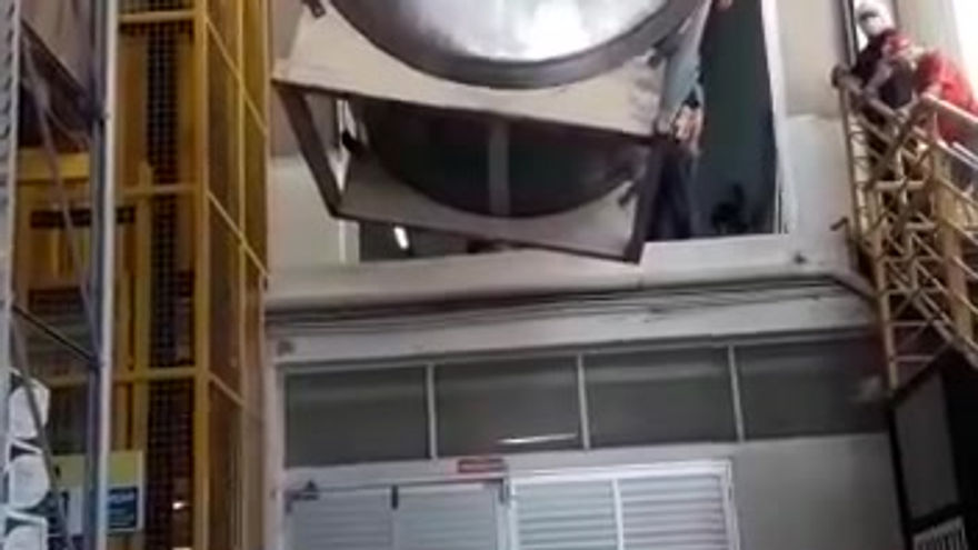 Montagem de Tina para 5000L